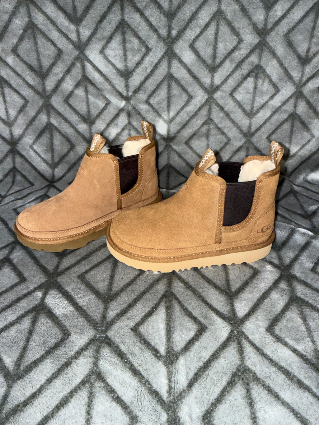 Ugg Suede Ankle Boots.